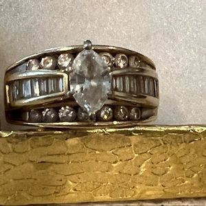 Sales yellow gold 3ct engagement ring